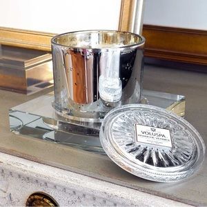 Alice Home crystal candle dish